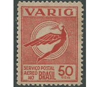 V-36 VARIG 1934 50 RÉIS VERMELHO 11.732 MINT